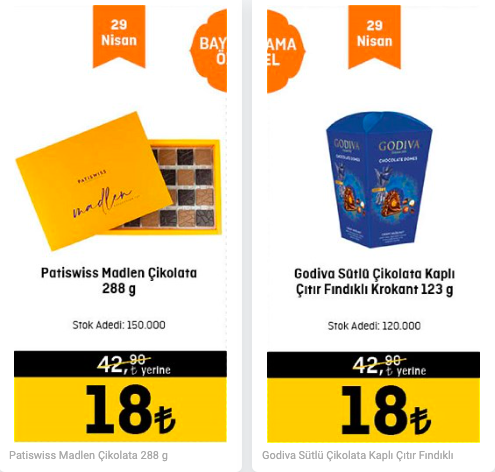 Migros 29 Nisan 2022 Aktüel Kataloğu! Migros'ta Bayram Şöleni Başladı! Migros Ramazan Bayramı İndirimli Ürünler Açıklandı! Bayram Çikolatası 18 TL, Minibon Şeker 25,95 TL